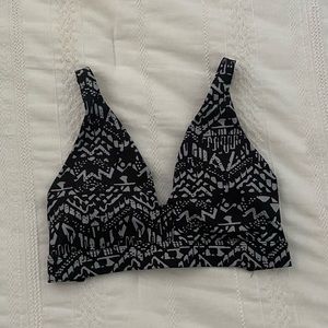 Victoria Secret black and gray sports bra